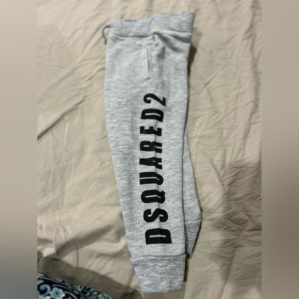 DSQUARED2 Kids Light Gray Joggers